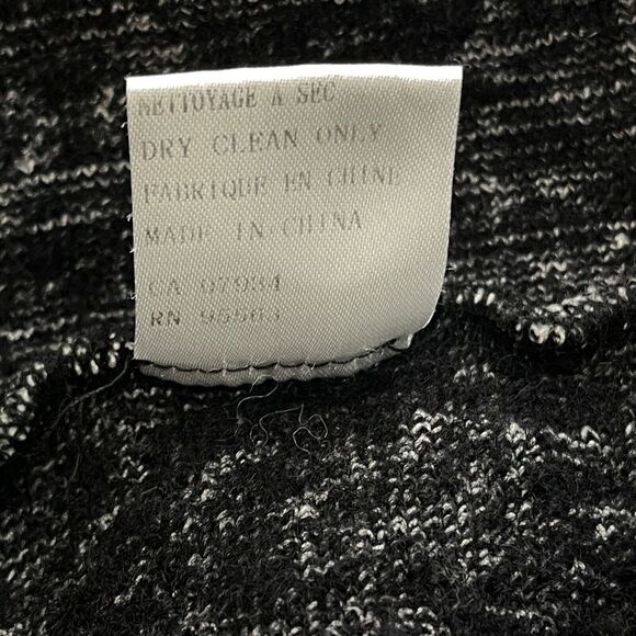 Simon Chang Collection Leopard Print Wool Shawl Cardigan Women's Size Small - Picture 7 of 9